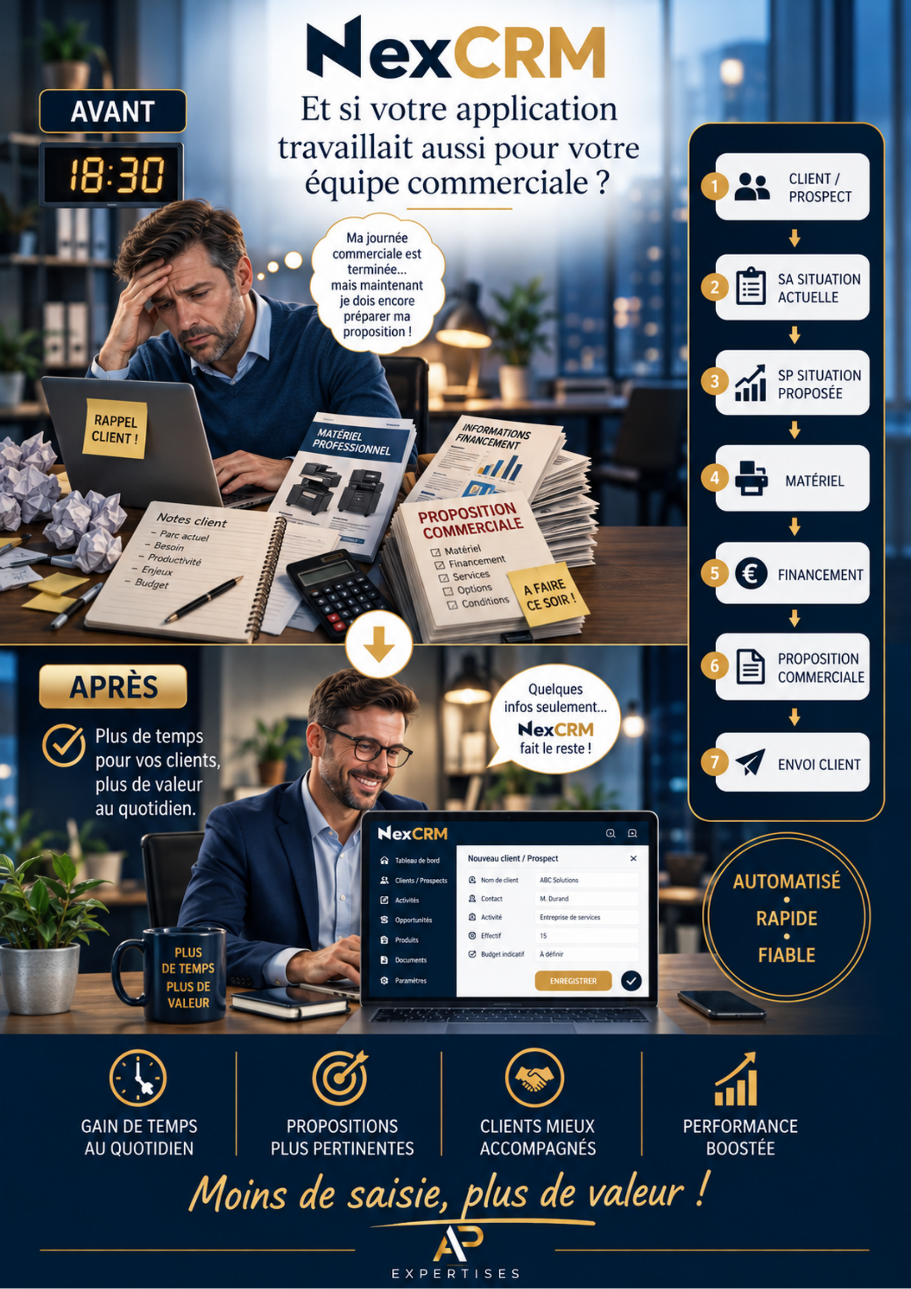 Aperçu NexCRM