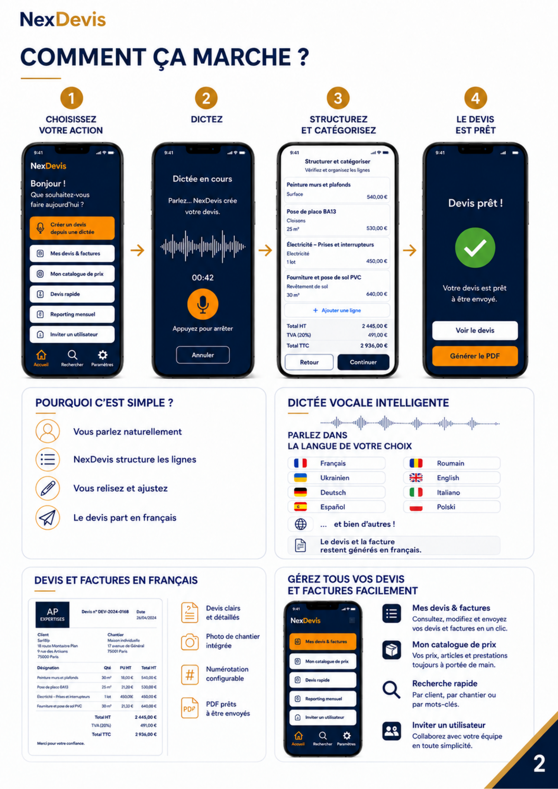 NexDevis — page 2